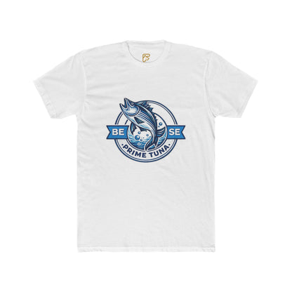 Prime Tuna Crest T-Shirt — 'Be Wise' Vintage Fishing Tee