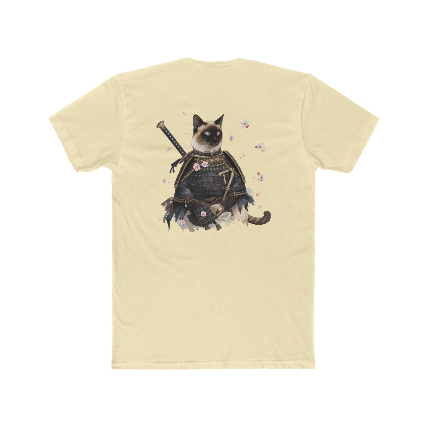 Samurai Cat T-Shirt — Cute Warrior Cat Graphic Tee