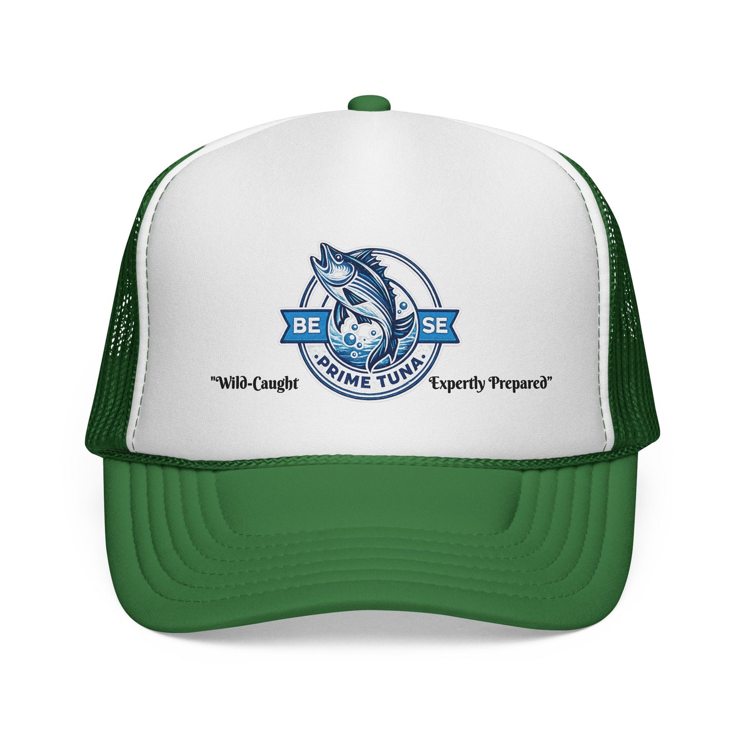 Tuna Trucker Hat — "Be Se" Prime Tuna Fishing Cap