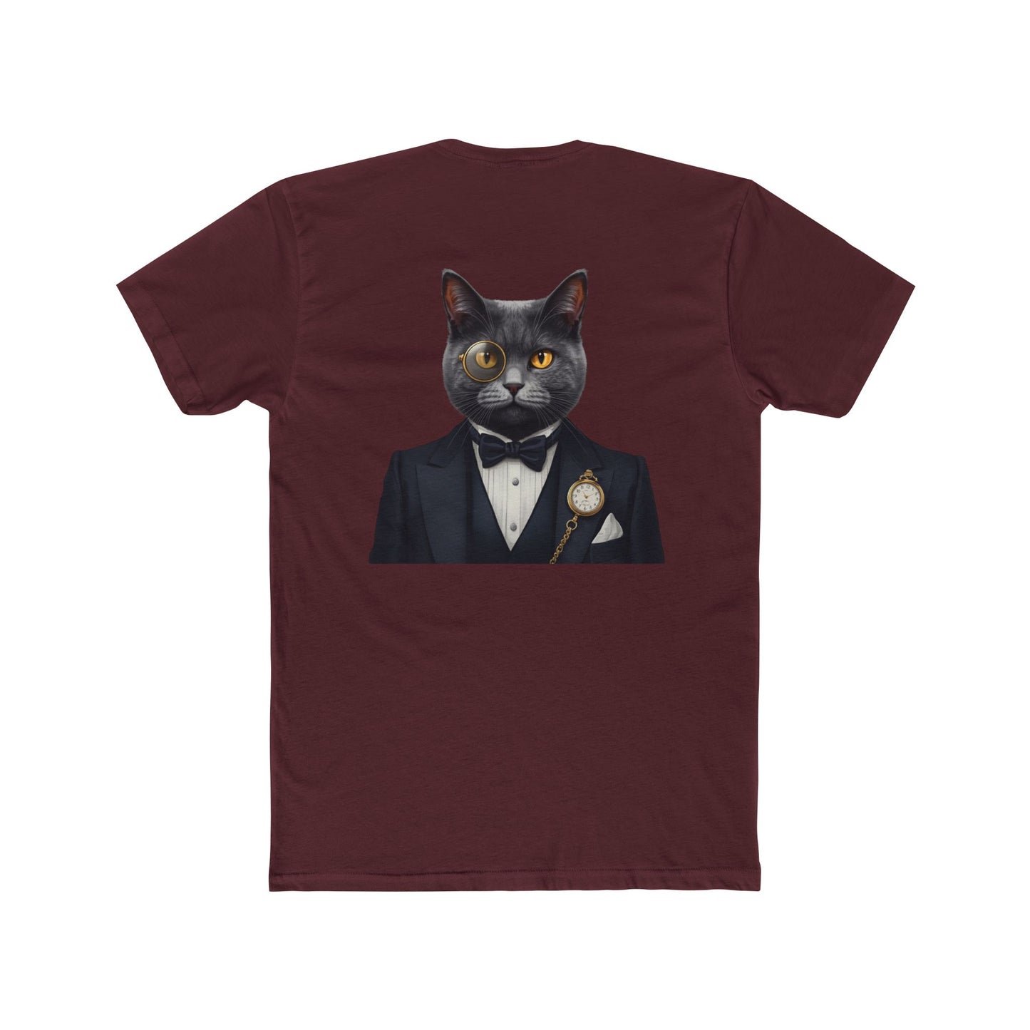 Cat Gentleman T-Shirt — Dapper Black Cat in Tuxedo Graphic Tee