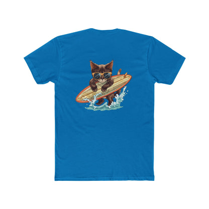 Surfing Cat T-Shirt — Vintage Surfboard Kitty Graphic Tee