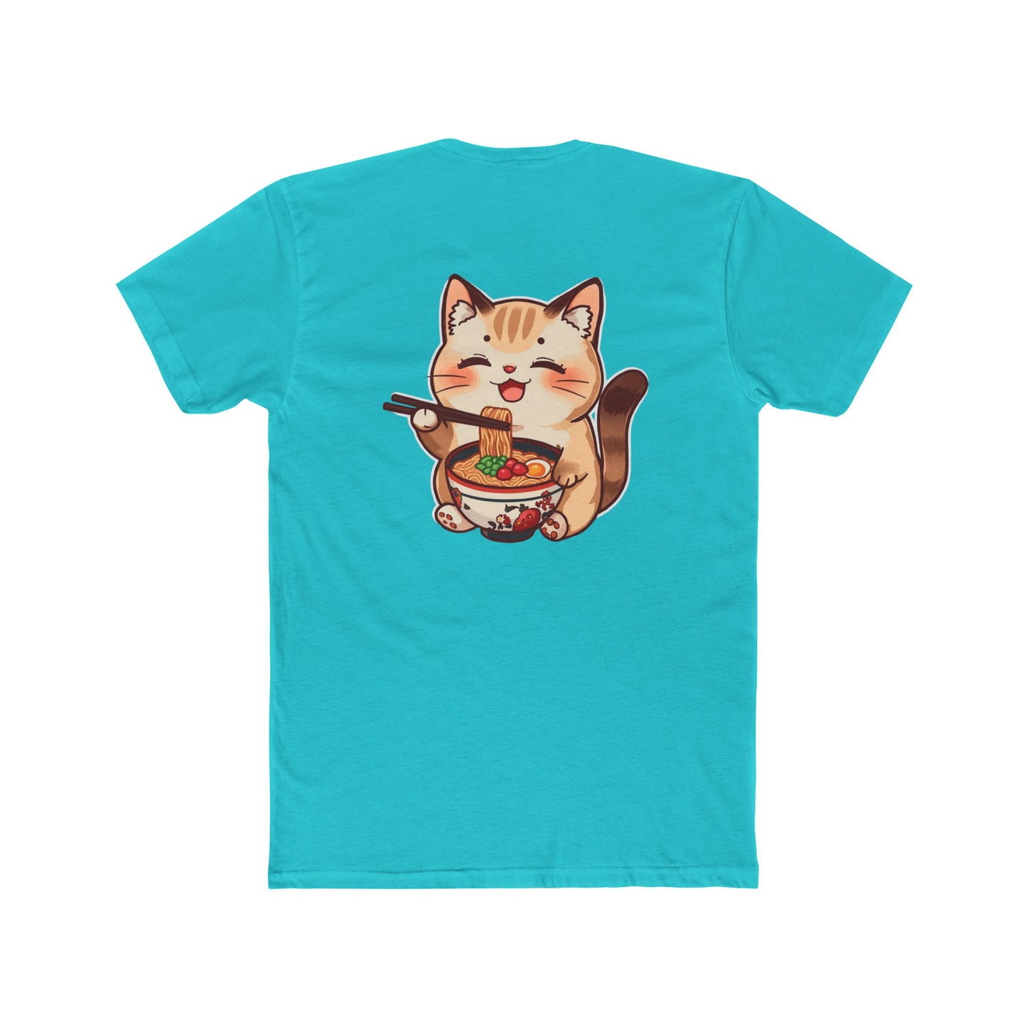 Cat Ramen Tee — Cute Kawaii Cat Eating Ramen Graphic T-Shirt