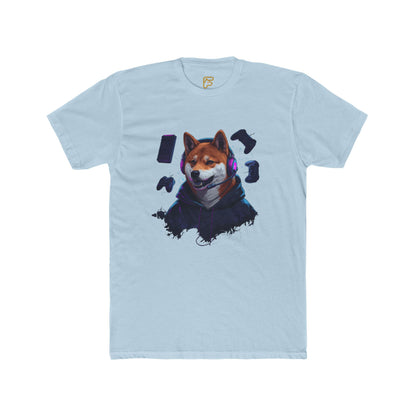 Shiba Inu Cyberpunk Tee — Cool Dog Portrait Graphic T-Shirt
