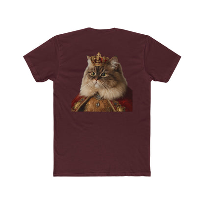 Royal Cat T‑Shirt — Crowned Persian Portrait Tee