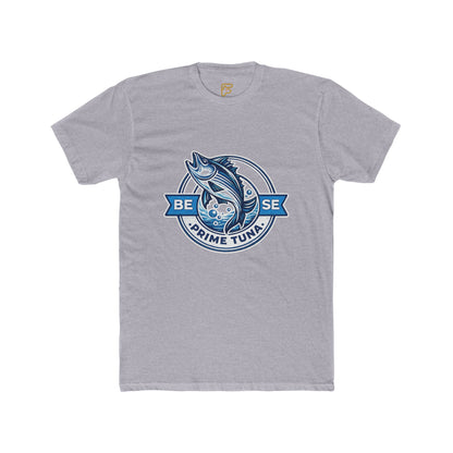 Prime Tuna Crest T-Shirt — 'Be Wise' Vintage Fishing Tee
