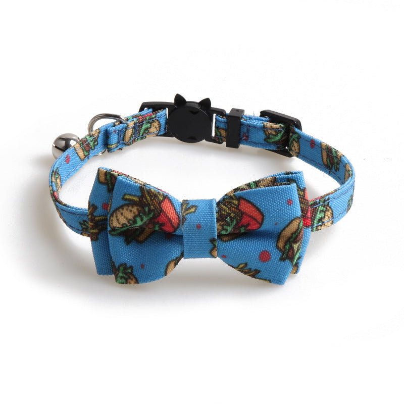 Dog Collar with Bow Tie – Adjustable Formal Pet Collar