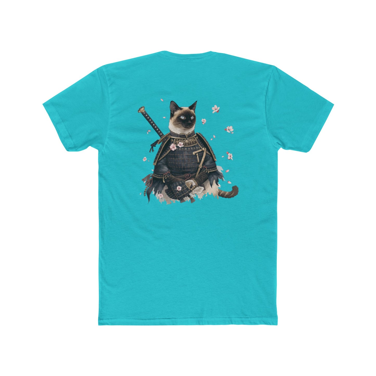 Samurai Cat T-Shirt — Cute Warrior Cat Graphic Tee