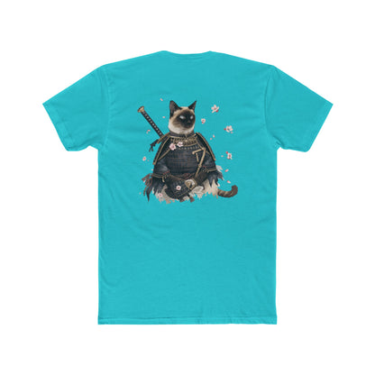 Samurai Cat T-Shirt — Cute Warrior Cat Graphic Tee