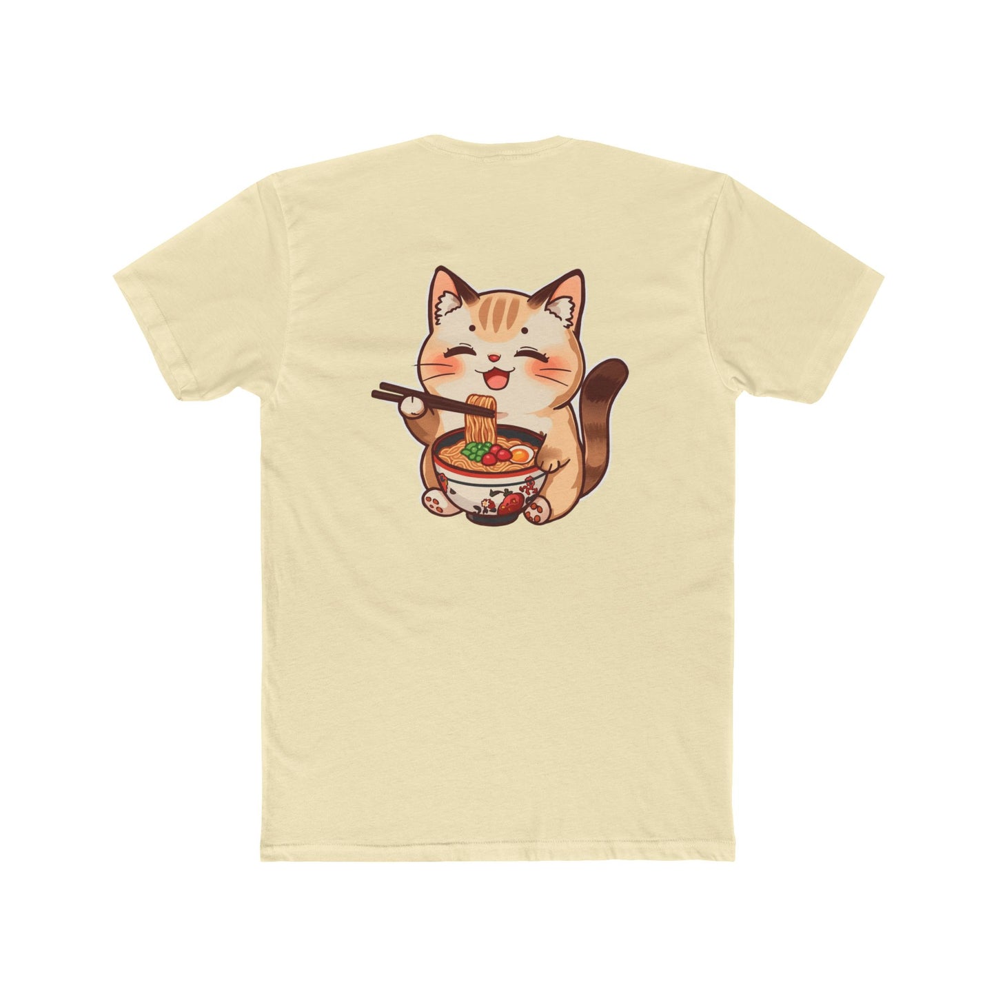 Cat Ramen Tee — Cute Kawaii Cat Eating Ramen Graphic T-Shirt