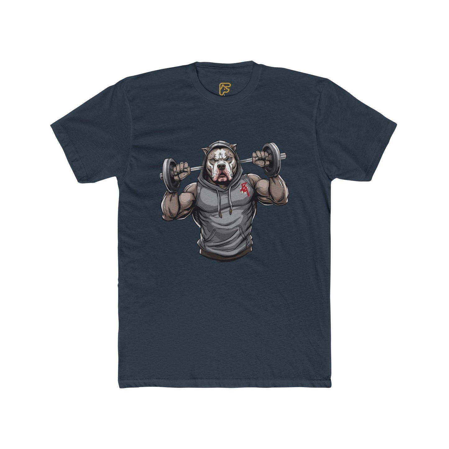 Gym Bear Strength T‑Shirt — Muscular Bear Lifting Dumbbells Workout Tee