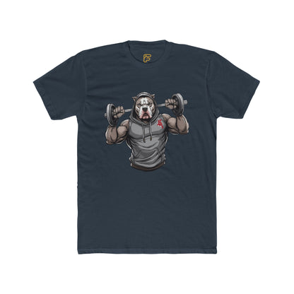 Gym Bear Strength T‑Shirt — Muscular Bear Lifting Dumbbells Workout Tee