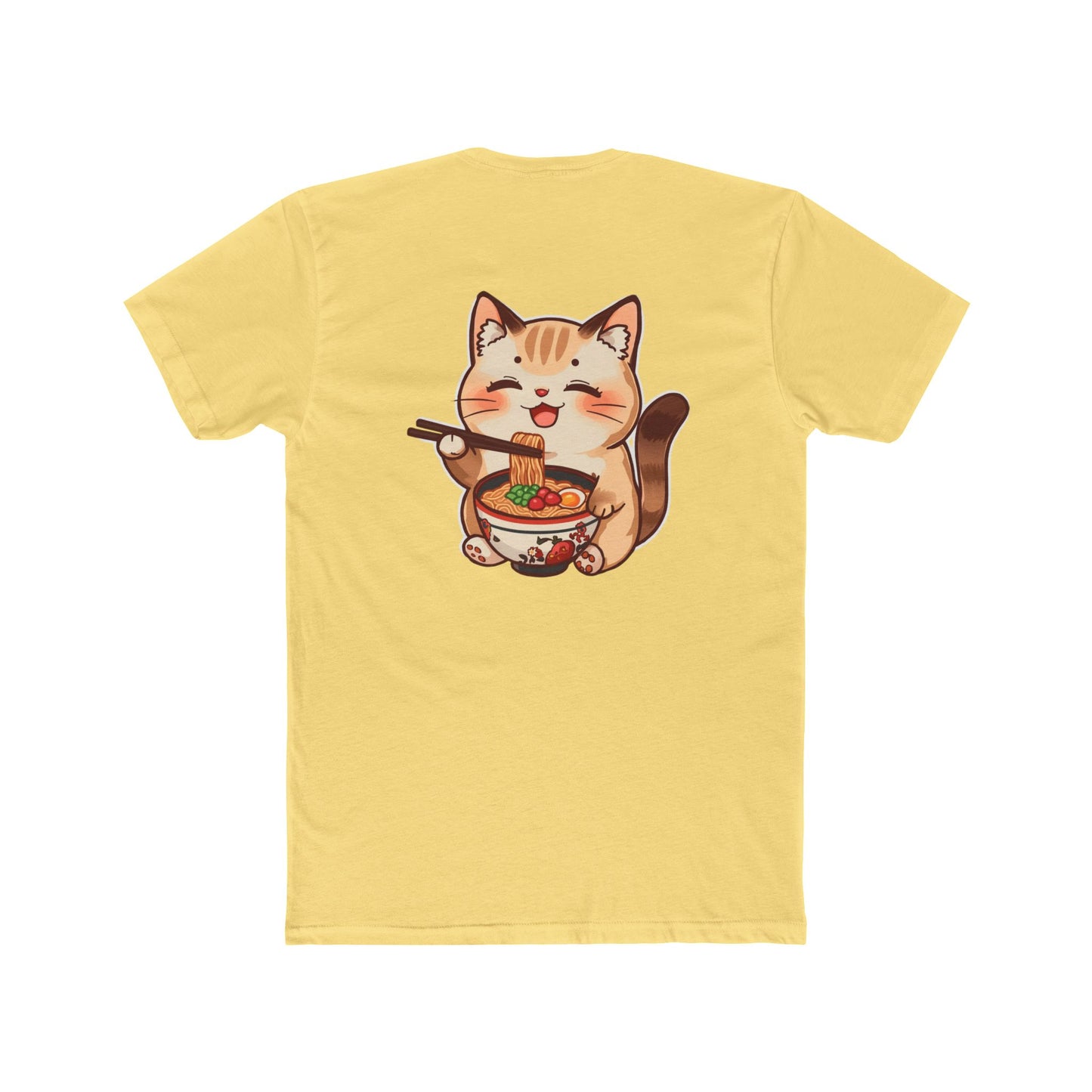 Cat Ramen Tee — Cute Kawaii Cat Eating Ramen Graphic T-Shirt