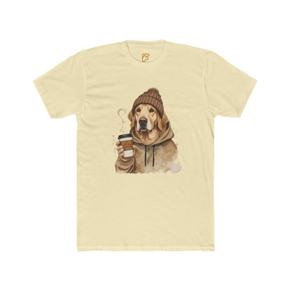 Golden Retriever Coffee Tee — Cozy Dog Hoodie Design