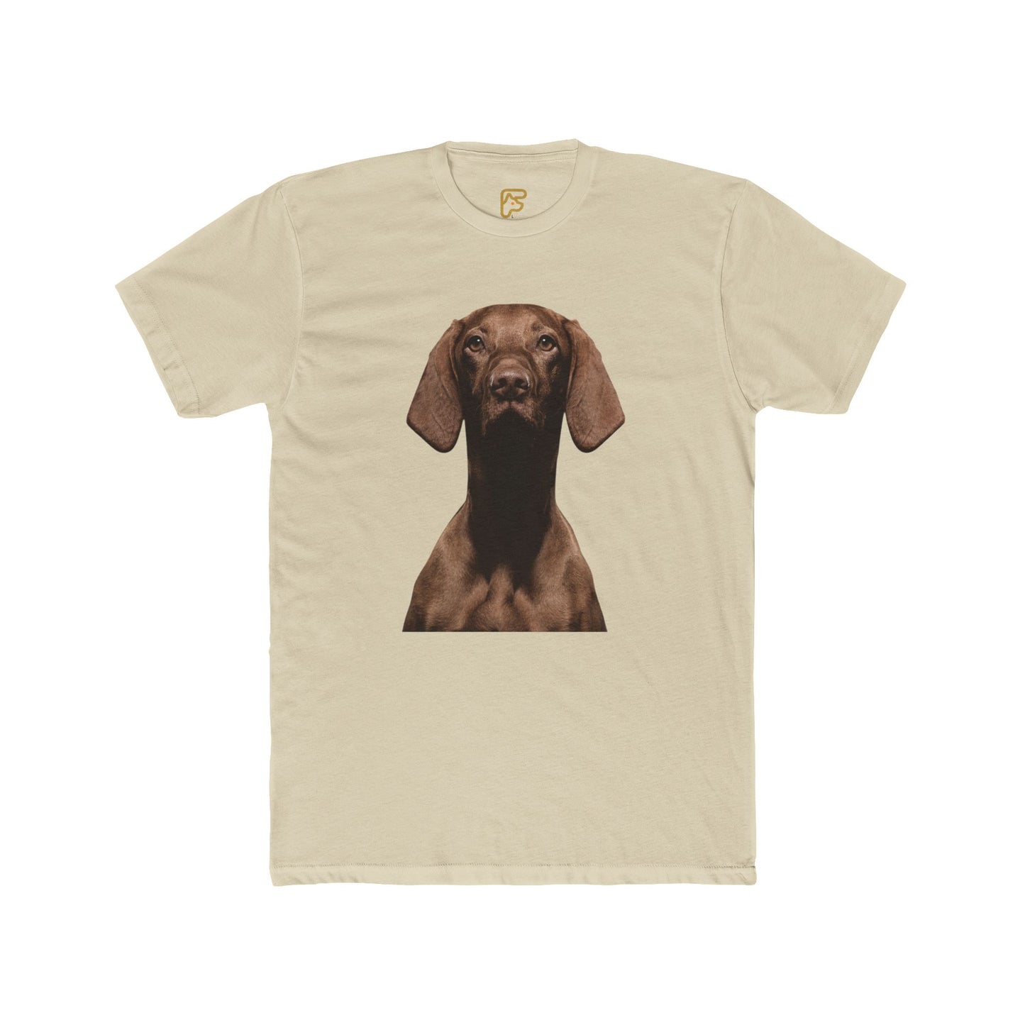 Chocolate Dachshund T‑Shirt — Realistic Dog Portrait Tee for Dog Lovers