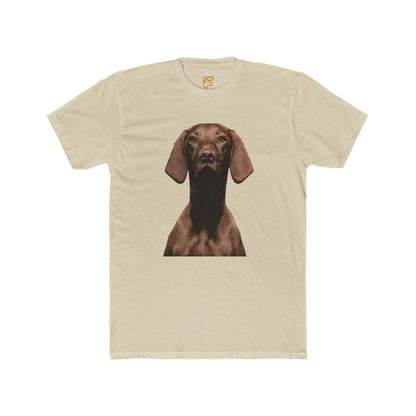 Chocolate Dachshund T‑Shirt — Realistic Dog Portrait Tee for Dog Lovers