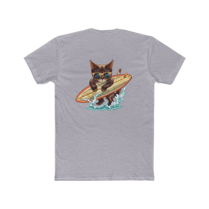 Surfing Cat T-Shirt — Vintage Surfboard Kitty Graphic Tee