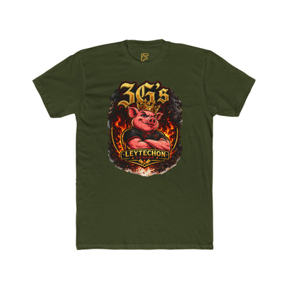 3G's Leytechon Pig Graphic Tee — Vintage Flame Streetwear Shirt