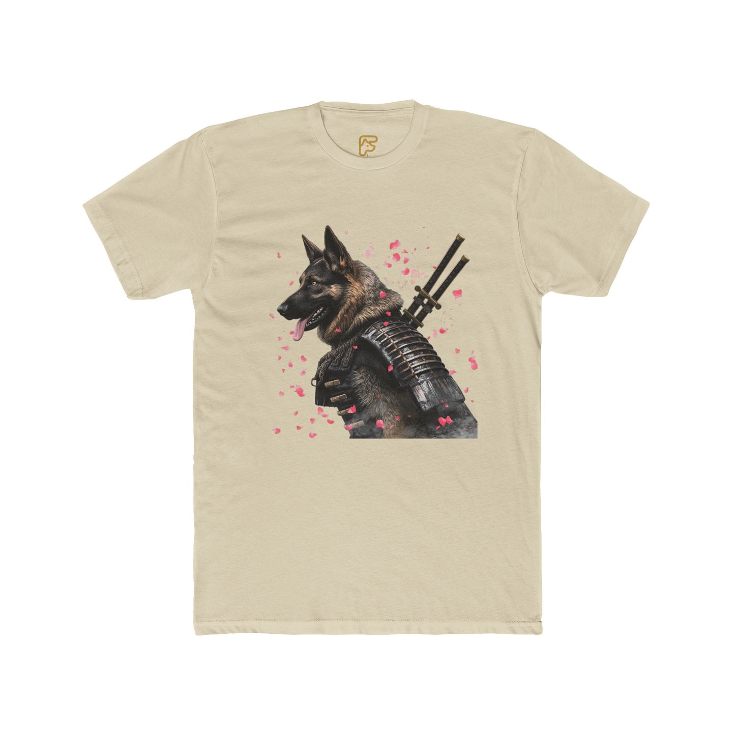 K9 Samurai Tee – Armored German Shepherd Graphic Shirt