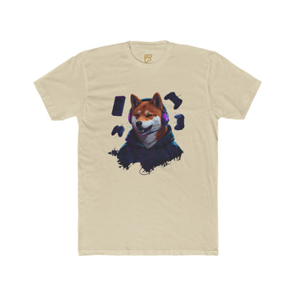 Shiba Inu Cyberpunk Tee — Cool Dog Portrait Graphic T-Shirt