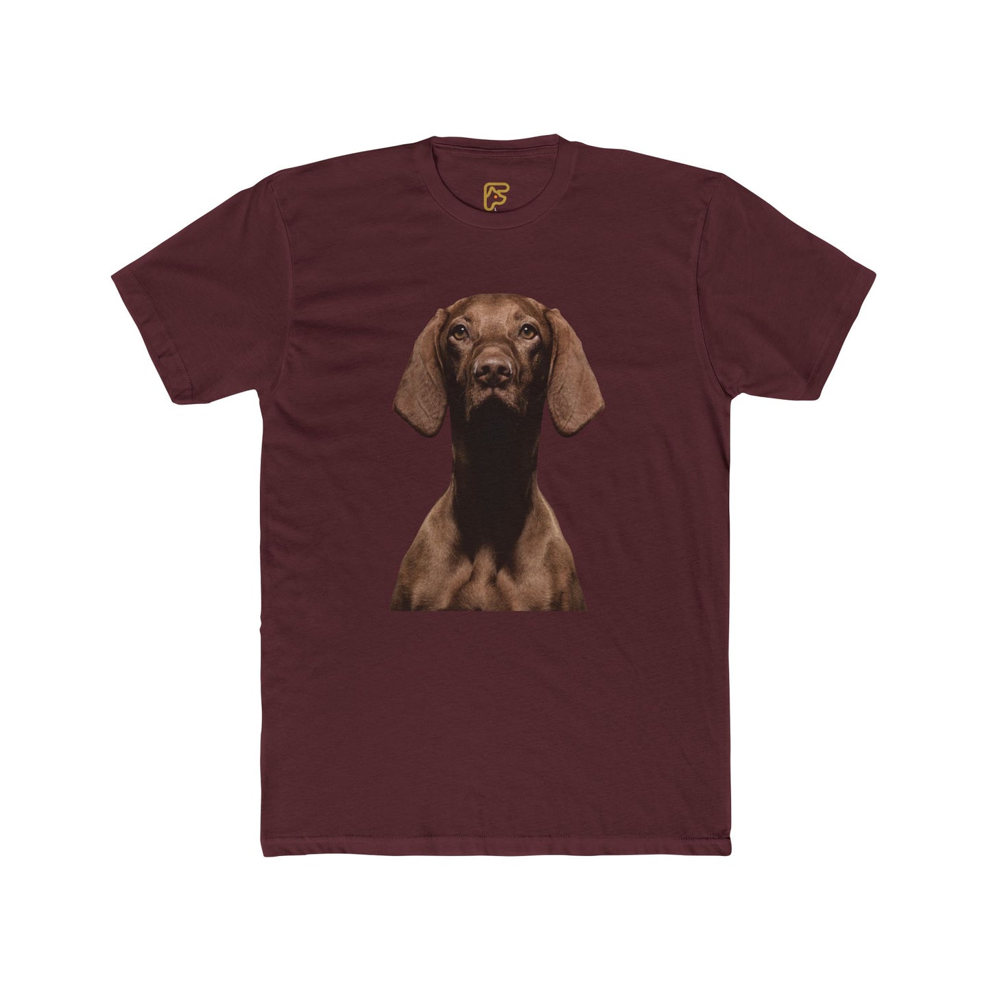 Chocolate Dachshund T‑Shirt — Realistic Dog Portrait Tee for Dog Lovers