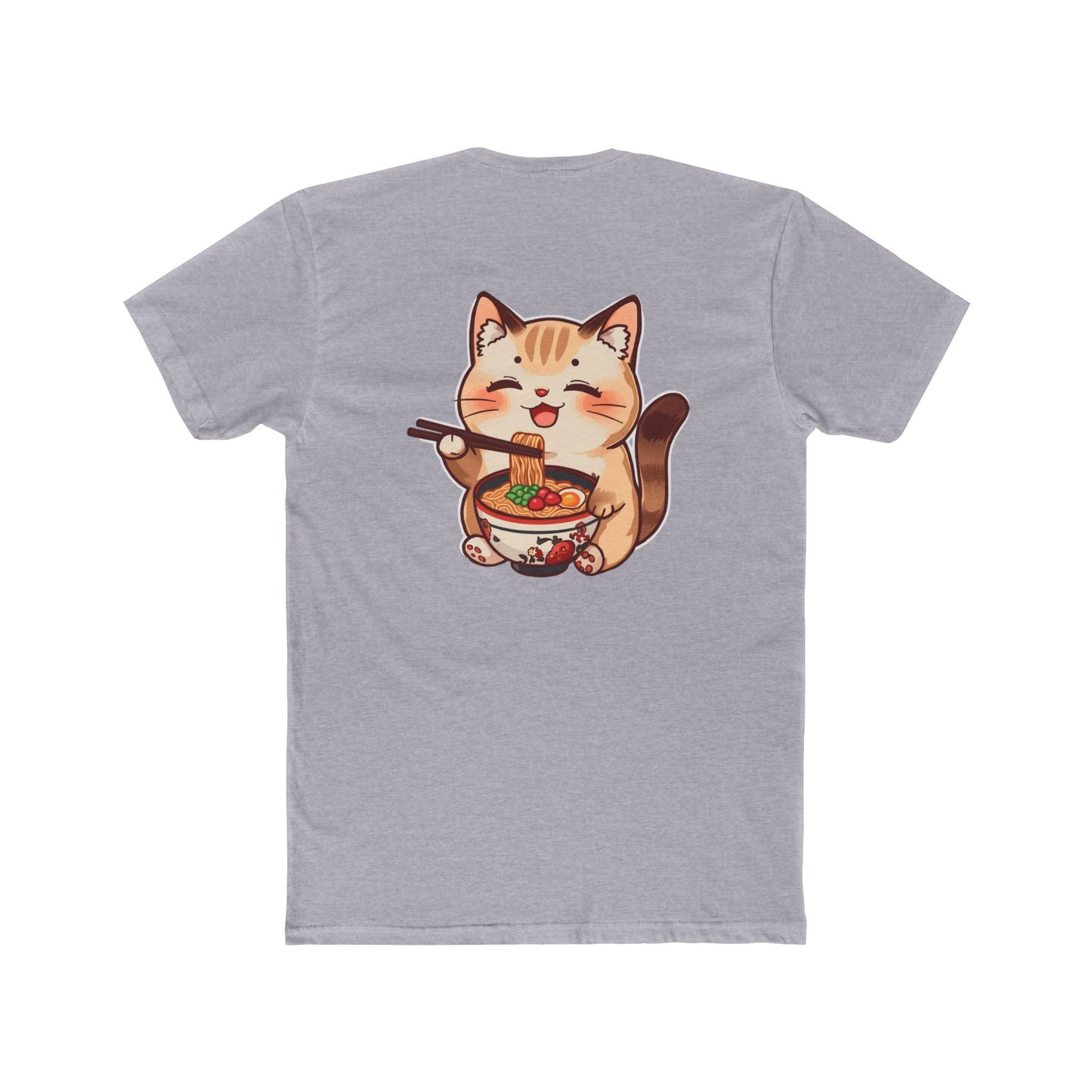 Cat Ramen Tee — Cute Kawaii Cat Eating Ramen Graphic T-Shirt
