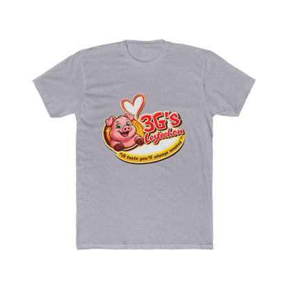3G's Lychchon Pig Logo Tee - Cute BBQ Diner Shirt