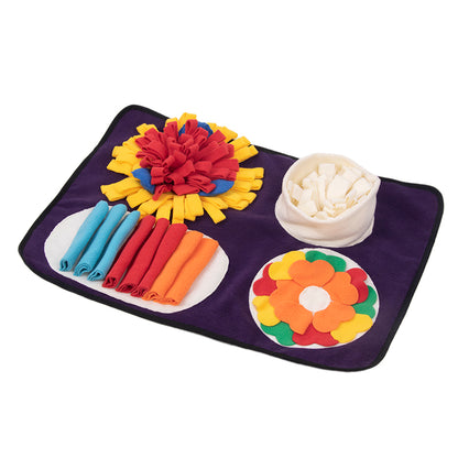 Italian Feast Snuffle Mat – Durable Machine WashaItalian Feast Snuffle Mat – Durable Machine Washable Dog Foraging & Slow Feeder Matble Dog Foraging Mat