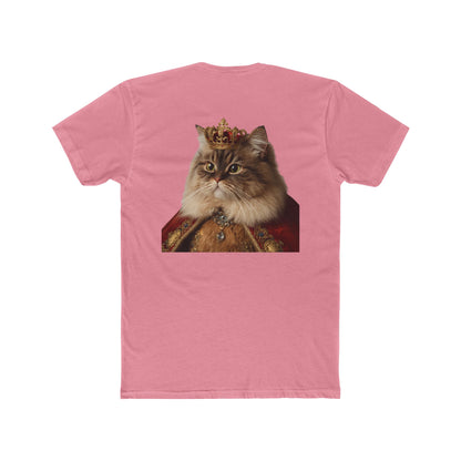 Royal Cat T‑Shirt — Crowned Persian Portrait Tee