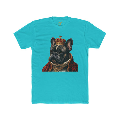 Royal French Bulldog T‑Shirt — Crowned Dog Portrait Tee