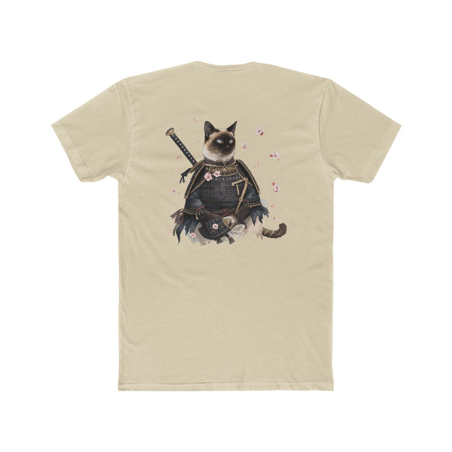 Samurai Cat T-Shirt — Cute Warrior Cat Graphic Tee