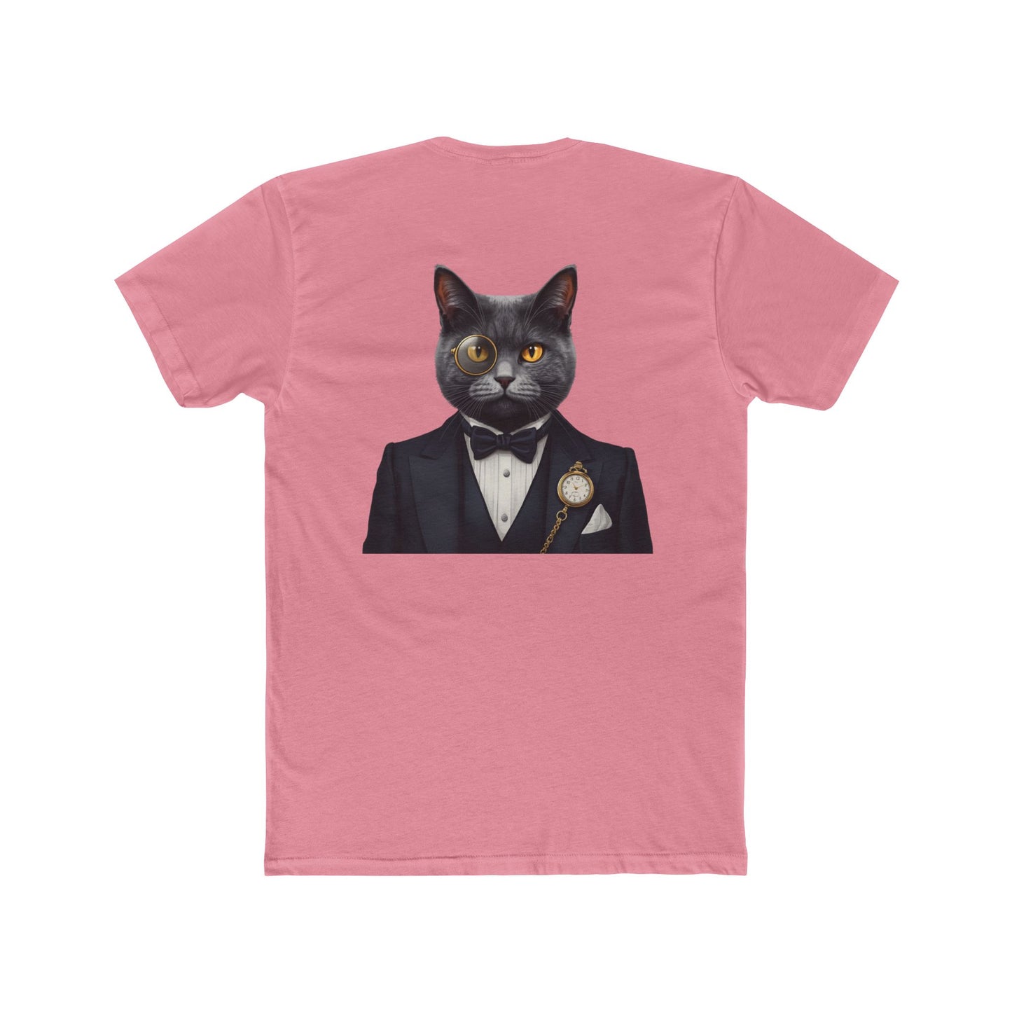 Cat Gentleman T-Shirt — Dapper Black Cat in Tuxedo Graphic Tee
