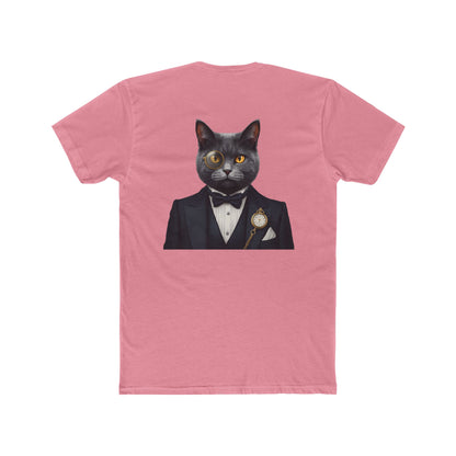 Cat Gentleman T-Shirt — Dapper Black Cat in Tuxedo Graphic Tee