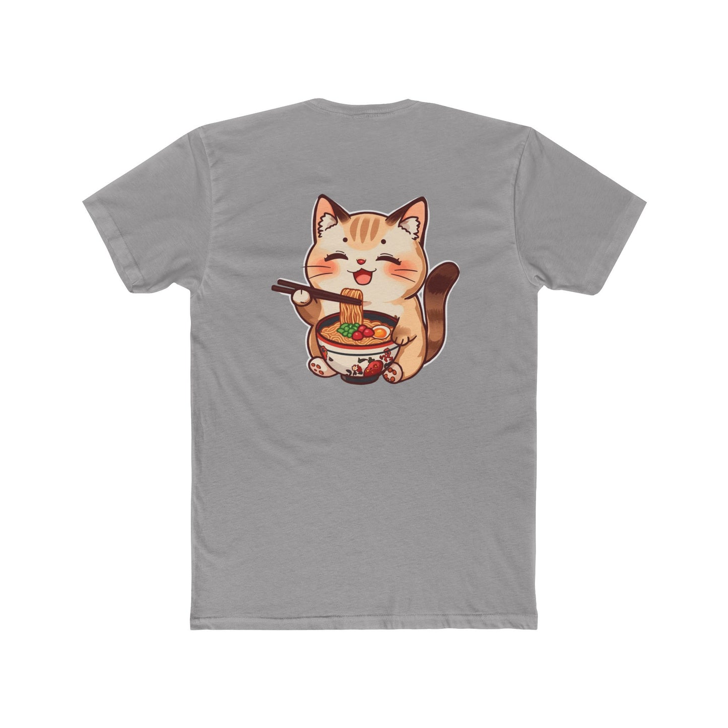 Cat Ramen Tee — Cute Kawaii Cat Eating Ramen Graphic T-Shirt