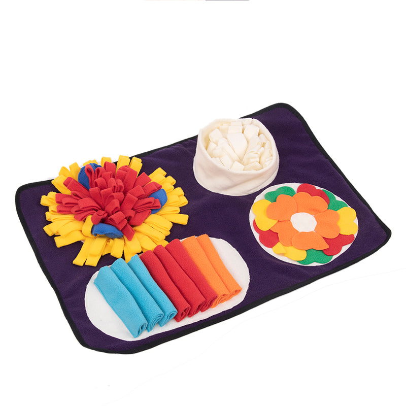 Italian Feast Snuffle Mat – Durable Machine WashaItalian Feast Snuffle Mat – Durable Machine Washable Dog Foraging & Slow Feeder Matble Dog Foraging Mat