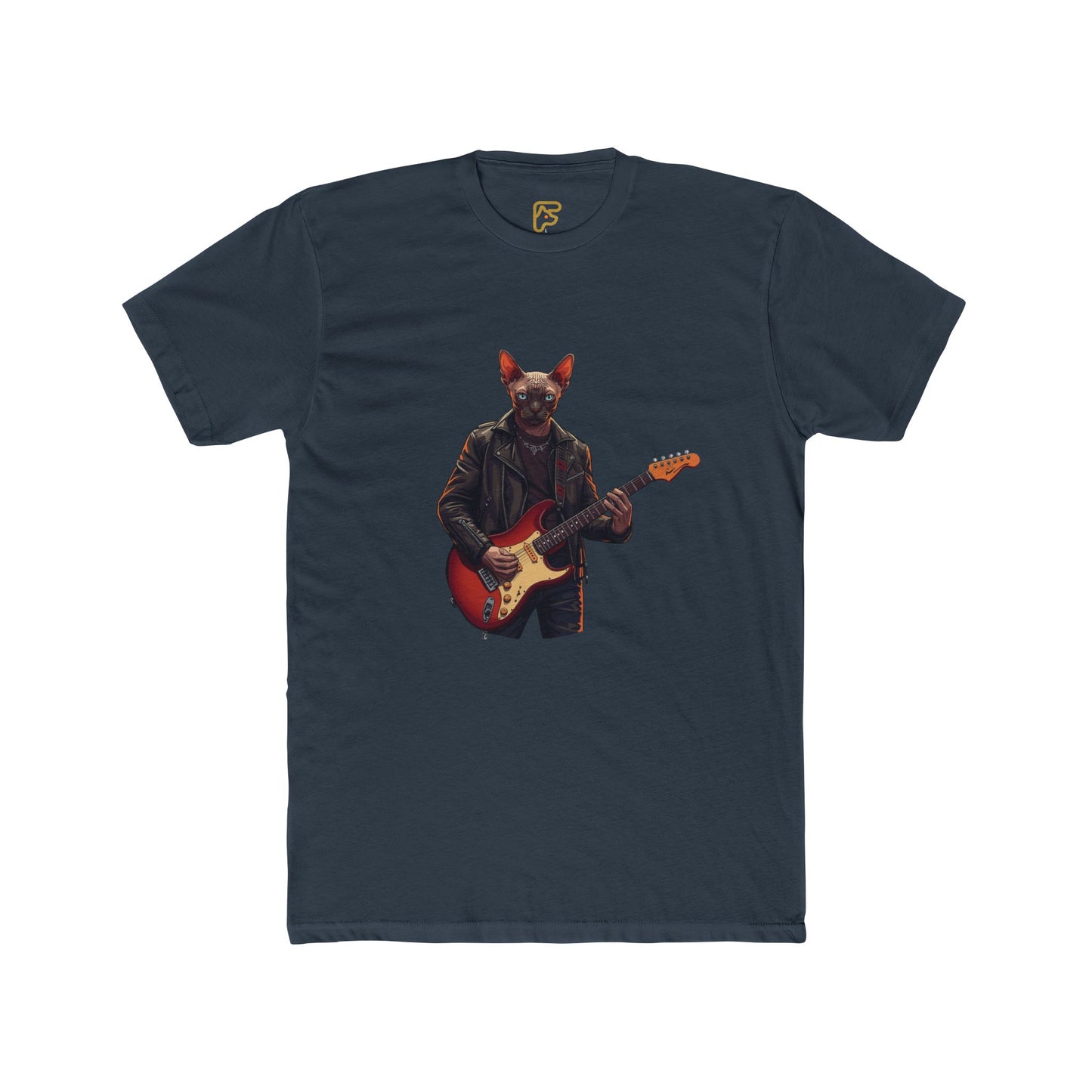Guitar Fox Graphic Tee — Cool Rock Music Animal T‑Shirt