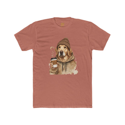 Golden Retriever Coffee Tee — Cozy Dog Hoodie Design