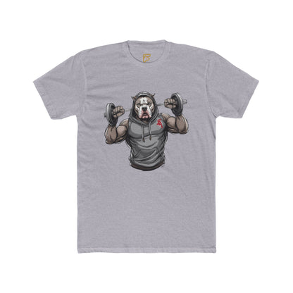 Gym Bear Strength T‑Shirt — Muscular Bear Lifting Dumbbells Workout Tee