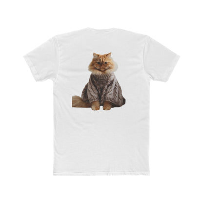 Cat Crew Tee — Cozy Sweater Cat Graphic T-Shirt