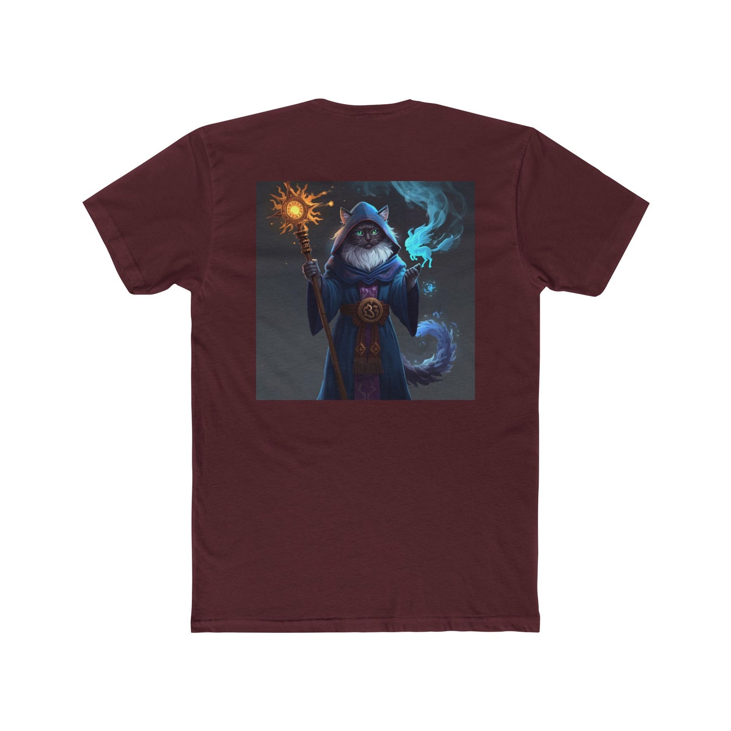 Wizard Cat Tee — Fantasy Mage Cat Graphic T-Shirt