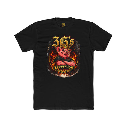 3G's Leytechon Pig Graphic Tee — Vintage Flame Streetwear Shirt