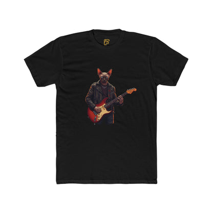 Guitar Fox Graphic Tee — Cool Rock Music Animal T‑Shirt