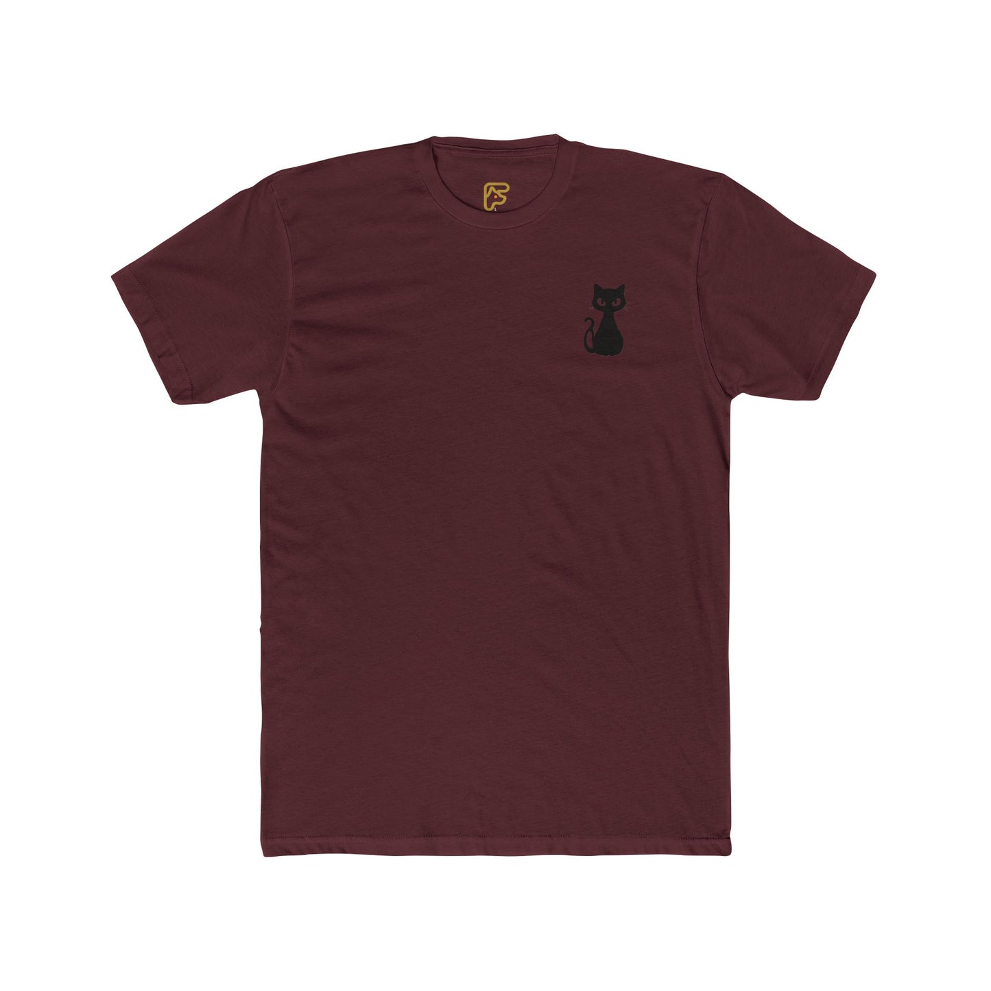 Cowboy Cat T‑Shirt — Western Cat Graphic Tee with Pocket Logo