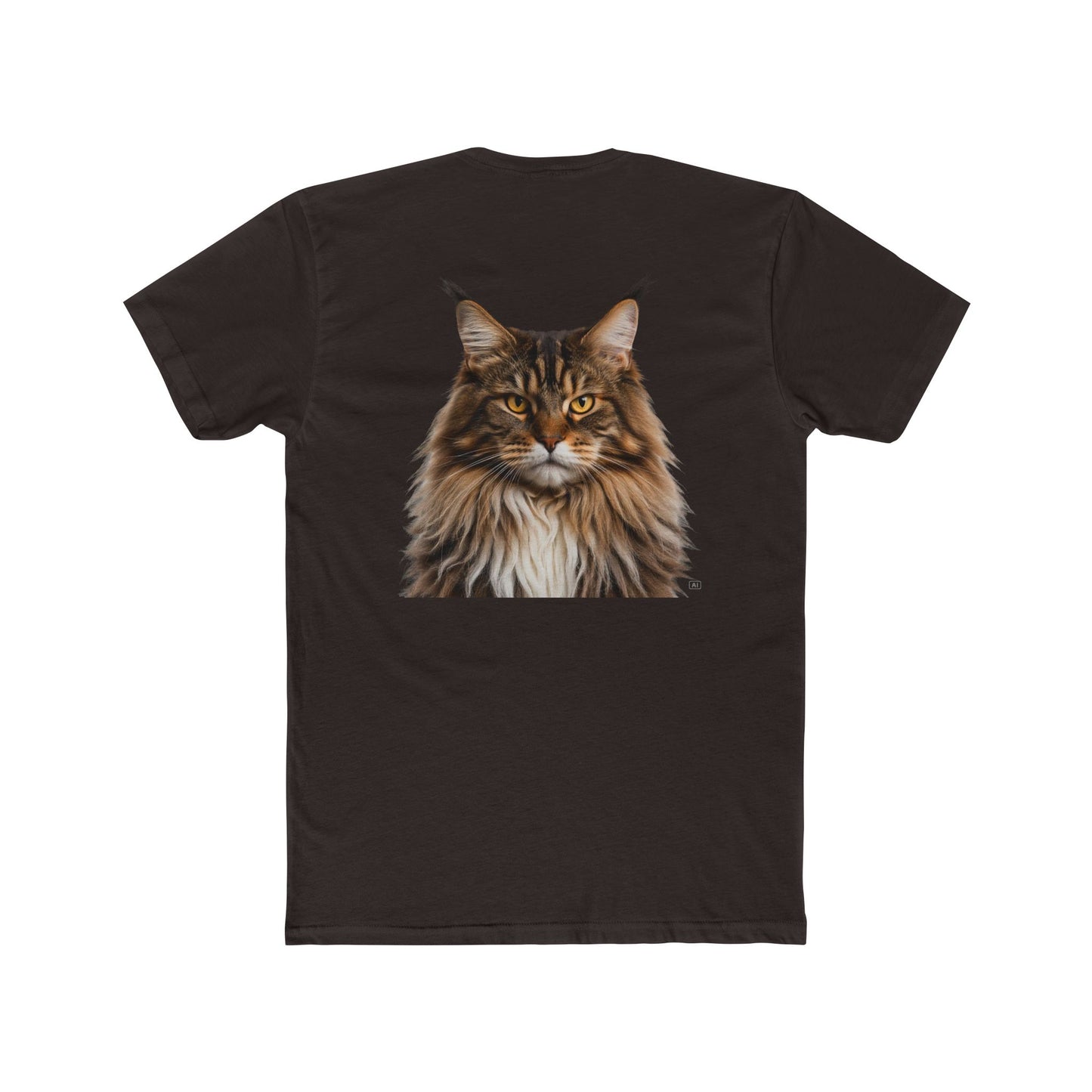 Maine Coon Portrait Tee — Cat Lover T-Shirt