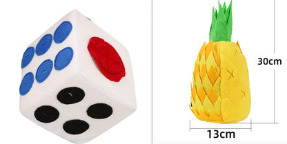 Dog Snuffle Mat Interactive Puzzle Toy – Avocado Treat Feeding Training Blanket for Stress Relief, Non-Slip & Washable (69×53cm, Green)