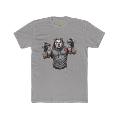 Gym Bear Strength T‑Shirt — Muscular Bear Lifting Dumbbells Workout Tee