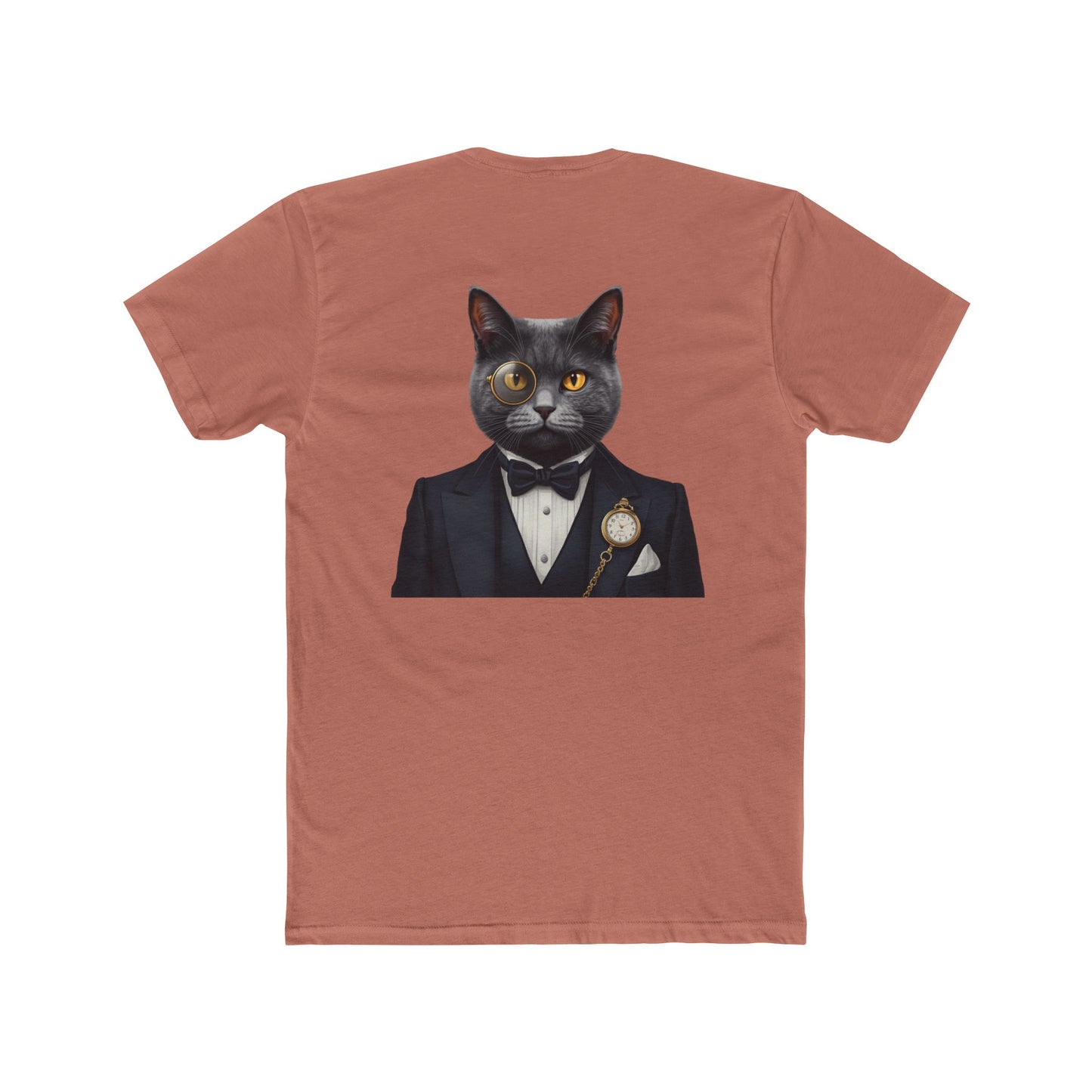 Cat Gentleman T-Shirt — Dapper Black Cat in Tuxedo Graphic Tee