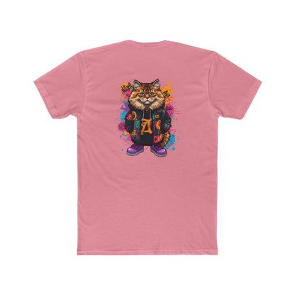 Cat Graphic Tee — Colorful Streetwear Cat Design