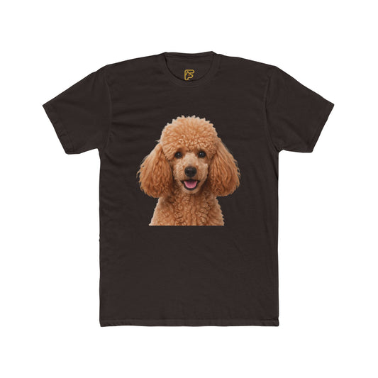 Poodle Portrait Tee — Cute Apricot Poodle Dog Graphic Shirt