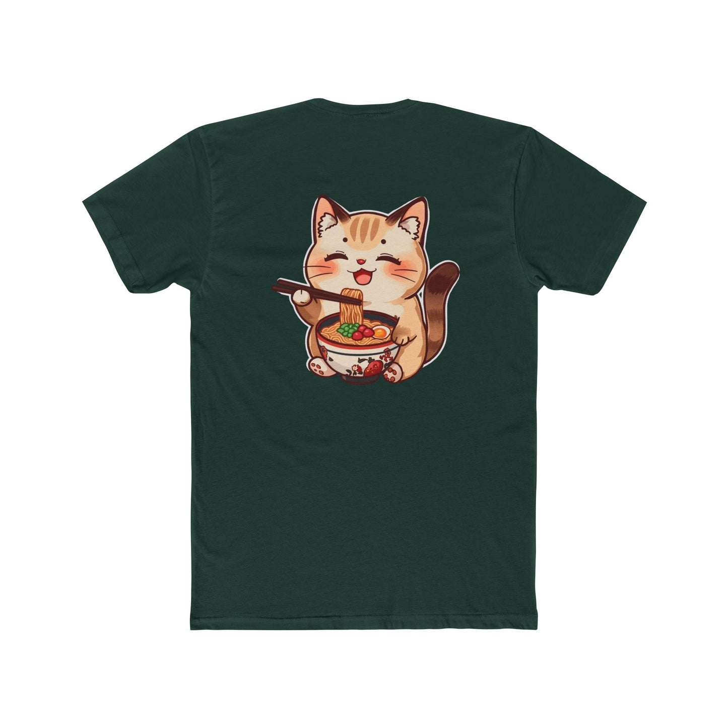 Cat Ramen Tee — Cute Kawaii Cat Eating Ramen Graphic T-Shirt