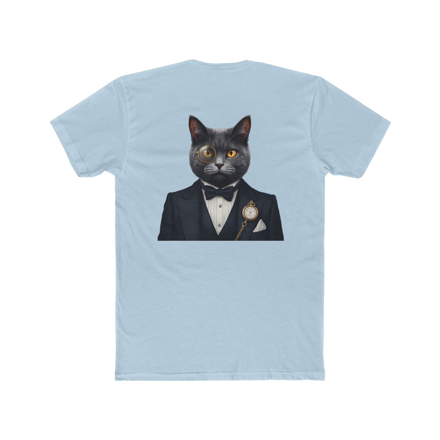 Cat Gentleman T-Shirt — Dapper Black Cat in Tuxedo Graphic Tee